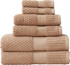 NY Loft 100% Cotton Towel Set 6 Piece Towel Set | Super Soft & Absorbent by NYLoft