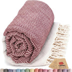 Bazaar Anatolia Turkish Beach Towel 100% Cotton Bath Towels 71x39 Quick Dry by BazaarAnatolia
