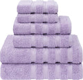 American Soft Linen Luxury 6 Piece Towel Set, 2 Bath Towels 2 Hand Towel 2 by AmericanSoftLinen