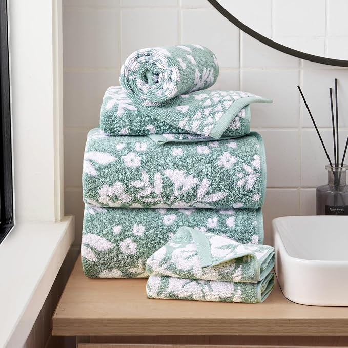 Lucky Brand Folk Floral 6 Piece Bath Towel Set by LuckyBrand