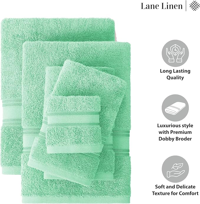 LANE LINEN Luxury Bath Towels Set - Image 6