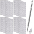 HINZIC Stainless Steel Nail Cuticle Pusher Tools Dual Ended Cuticle Remover by HINZIC