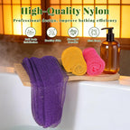 African Net Sponge Authentic, 3 Pieces Exfoliating Scrubber Bath Sponge - Image 6