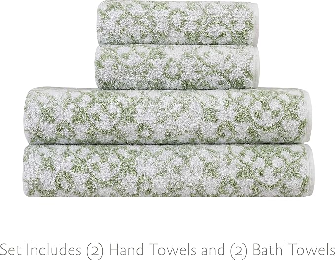 Jessica Simpson – Bath Towel 4 Piece Set, Premium Bathroom Décor, Includes 2 - Image 2