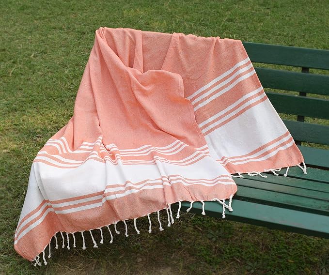 Goroly Home Cotton Turkish Peshtemal Beach Towel, Extra Large, Thin Quick Dry - Image 8