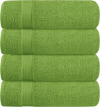 BELZZI Home Ultra Soft 4 Pack Oversized Bath Towel Set 27x54, Cotton Compact by Unknown