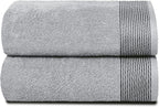 Belizzi Home Ultra Soft 2 Pack Oversized Bath Towel Set 28x55 inches, 100% by Unknown