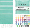Cacala Lightweight and Thin Turkish Beach Towel 100% Cotton Sand-Free and by CACALA