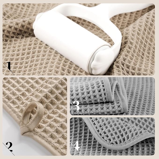 POLYTE 430 GSM Microfiber Oversize Quick Dry Lint Free Bath Towel, 60 x 30 in - Image 4
