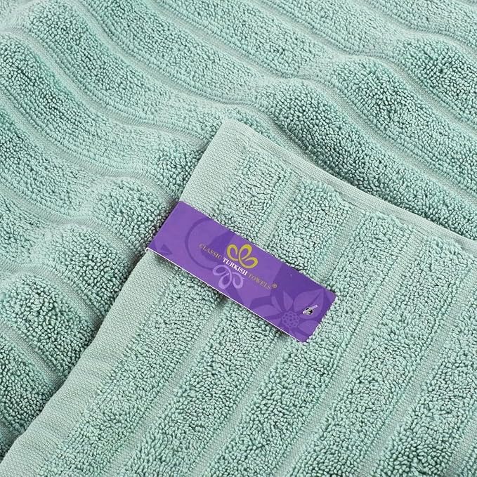 Classic Turkish Towels CTT Luxury 6 Piece Towel Set, 100% Turkish Cotton - Image 2