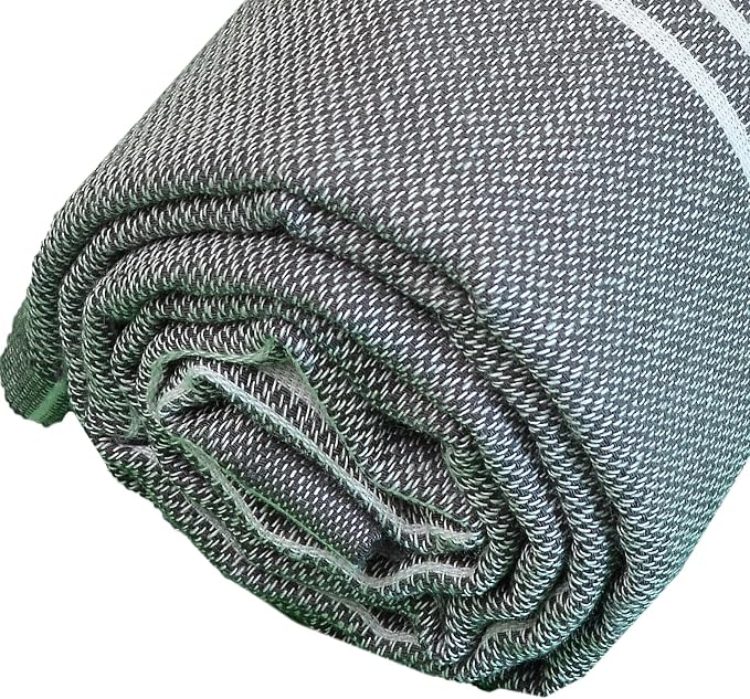 Bersuse Towels Anatolia XL Beach Blanket Throw Blanket Turkish Towel 100% - Image 7