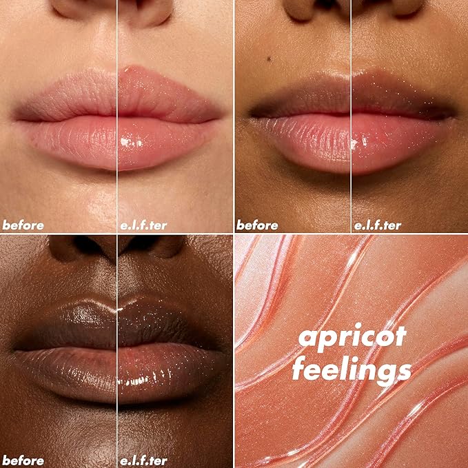 e.l.f. Glow Reviver Plumping Lip Oil, Tinted Lip Plumper - Image 3