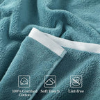 REDKISS 6 Piece Luxury Bath Towel Set, 2 Bath Towels, 2 Hand Towels, 2 - Image 6