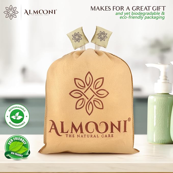 Almooni Natural Loofah Exfoliating Body Scrubber - Image 6