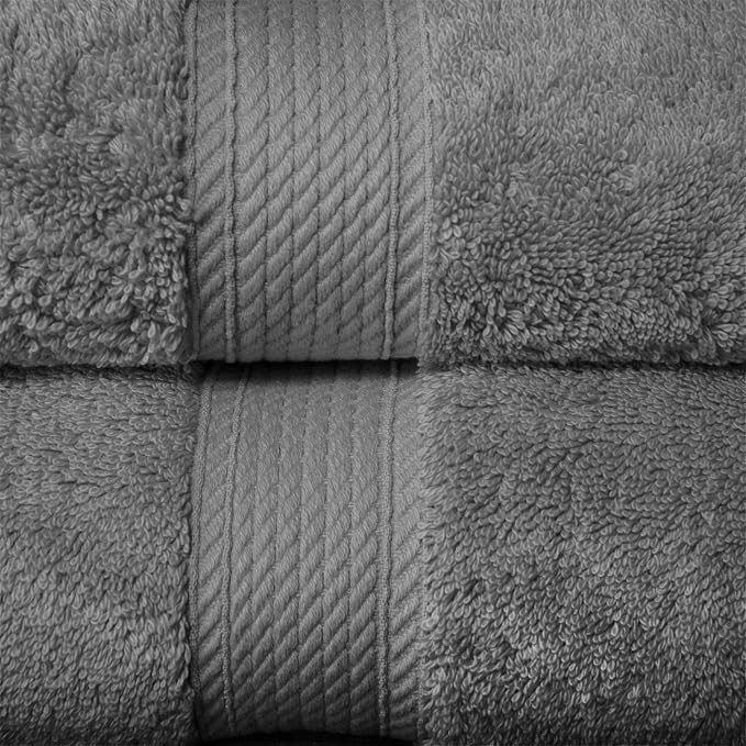 Superior Egyptian Cotton Pile 10 Piece Towel Set, Includes 2 Bath, 4 Hand - Image 3