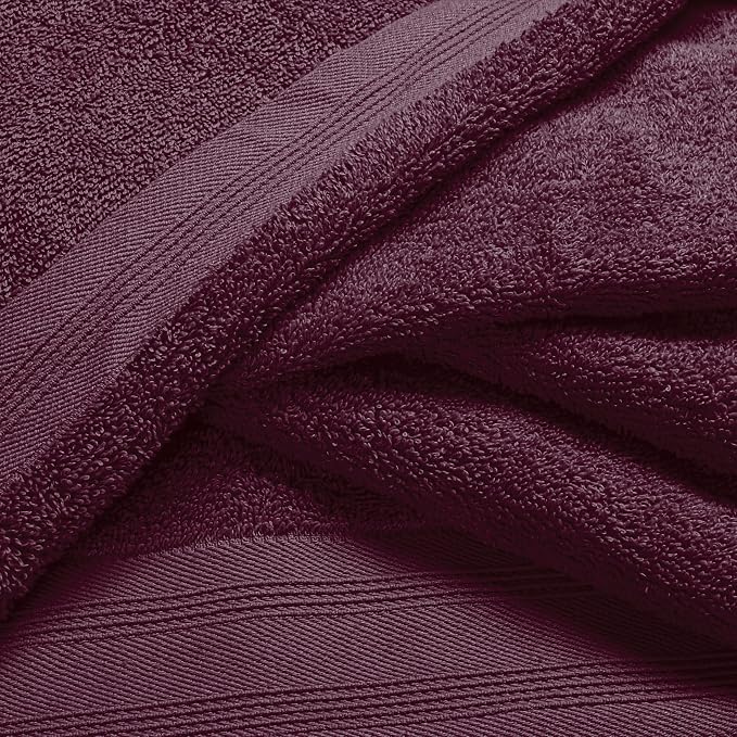 Ultra Soft 3 Pack Cotton Towel Set, Contains a Bath Towels 28x55 inch, a Hand - Image 2