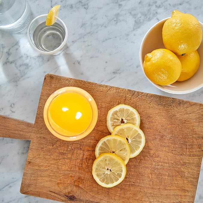 Village Candle Fresh Lemon Large Apothecary Jar, Scented Candle, 21.25 oz. - Image 3