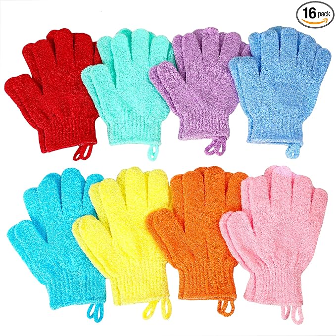 Bath Gloves, Body Scrub Gloves by WelcometoCVNDKN