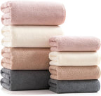 sakano Family Sized 8 Piece Towel Bundle, 4 Bath Towels and 4 Hand Towels by Unknown