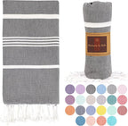 Beach Towel 100% Cotton Turkish Beach Towel Adult 38x70 Inch Pre-washed by NatureIsGift