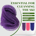 African Net Sponge Authentic, 3 Pieces Exfoliating Scrubber Bath Sponge - Image 3