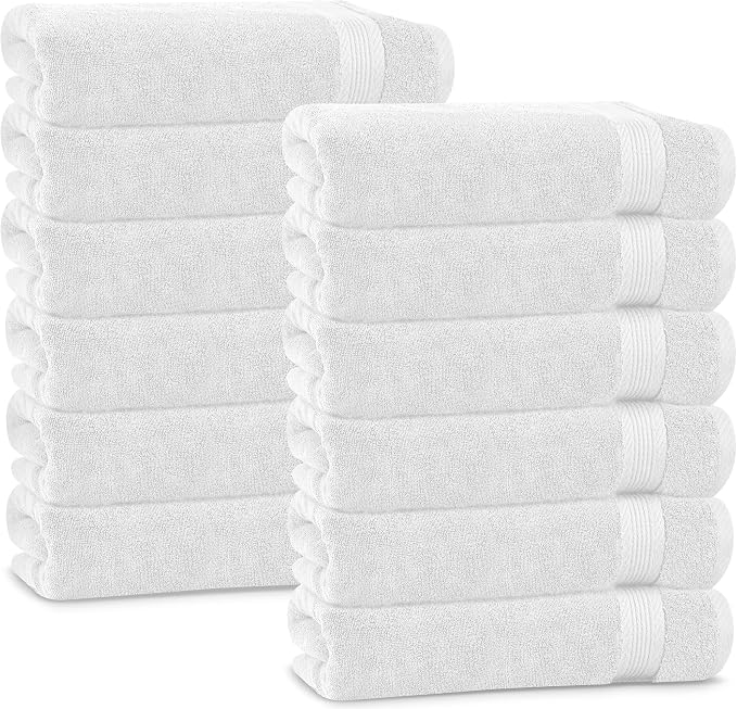 Linteum Textile Supply Luxury Hair Towels 100% Ring Spun Cotton Towel by LinteumTextileSupply
