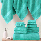 LANE LINEN 24 PCs 100% Cotton Bath Towels Set - Image 7