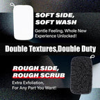 myHomeBody Extra Exfoliating Body Scrubber, Bath Sponge - Image 3