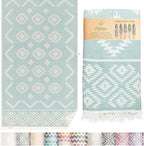 Turkish Beach Towel – 100% Cotton, Quick Dry, Lightweight, Oversized Beach Towel by MEBIENTOUCHEDELANATURE