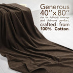 American Soft Linen 100% Cotton 600 GSM Turkish 40x80 Oversized Bath Towel Sheet - Image 2