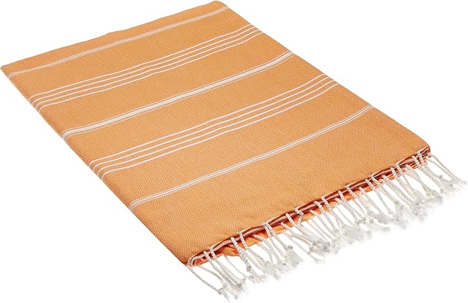 Cacala Lightweight and Thin Turkish Beach Towel 100% Cotton Sand-Free and - Image 4