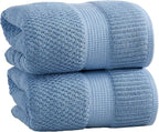 NY Loft 100% Cotton 2 Pack Bath Sheet Towel Set | Absorbent Quick-Dry Oversize by NYLoft