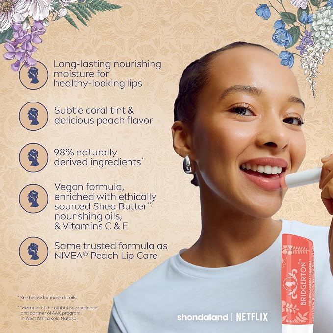 NIVEA Lip Care, Bridgerton Limited Edition Moisturizing Lip Balms - Image 6