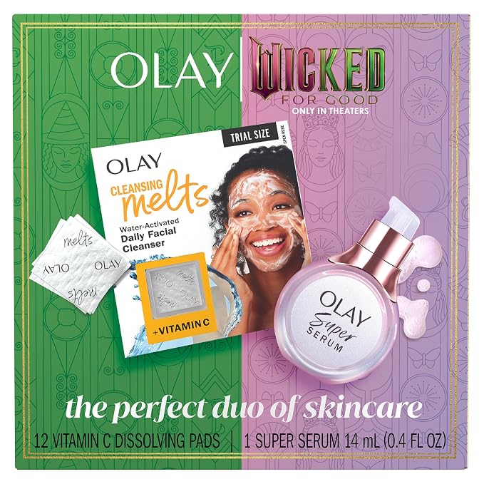 Olay x Wicked: For Good: Perfect Duo Skin Care Set, Skin Care Gift Set by Olay