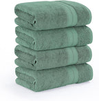 Modern Threads 4-Pack SpunLoft Bath Sheet White 35x70 - Image 3