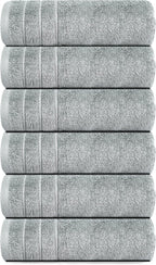 Tens Towels Pack of 6 Hand Towels, 100% Cotton, Lighter Weight, Quick to Dry - Image 8
