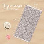 Premium Turkish Beach Towel – 35"x67" – 100% Cotton – Quick Dry Towel & Sand - Image 3