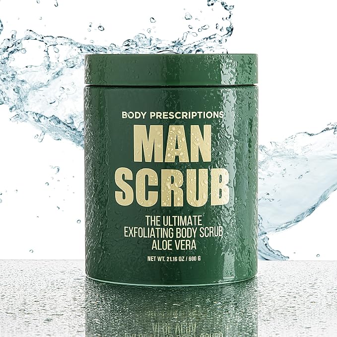 Body Prescriptions Men’s Exfoliating Body Scrub – Ultimate Skin Cleansing Wash - Image 5