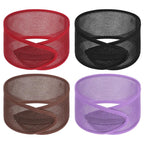 CIATBYYJ 4Pcs Mesh Hair Wraps, Thicker Soft Head Wraps - Image 8