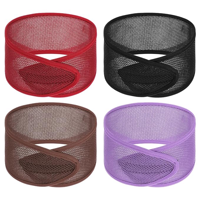CIATBYYJ 4Pcs Mesh Hair Wraps, Thicker Soft Head Wraps - Image 8