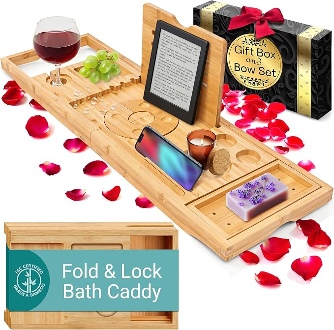 SereneLife Premium Foldable Bathtub Tray by SereneLife