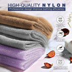 UJFQBH 3 Pieces African exfoliating net African Net Long Net Bath Sponge - Image 4