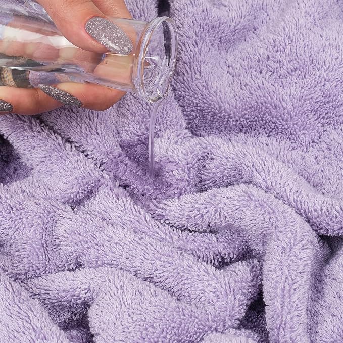 Cotton Paradise 6 Piece Towel Set, 100% Cotton Soft Absorbent Turkish Towels - Image 6