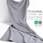 American Soft Linen 100% Cotton 600 GSM Turkish 40x80 Oversized Bath Towel Sheet - Image 3