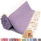 Bazaar Anatolia Turkish Beach Towel – 100% Cotton, Quick Dry, Sand Free Towel by BazaarAnatolia