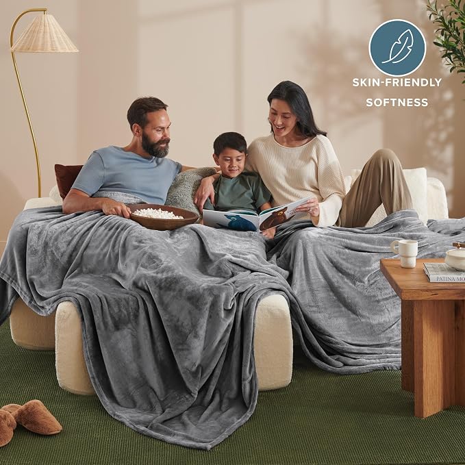 Bare Home Fleece Blanket - Image 7