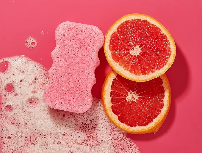 Spongeables Body Wash in a 20+ Wash Sponge, Sweet Grapefruit - Image 5