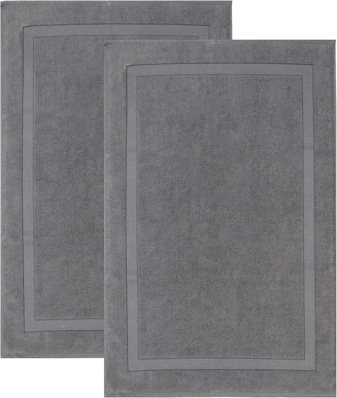 Bumble Towels Bliss Luxury 2 Pack Banded Bath Mats by BumbleTowels