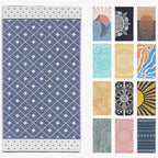 FESHKA Sand Free Turkish Beach Towel Quick Dry Bath Towel, Oversized Beach by FESHKA