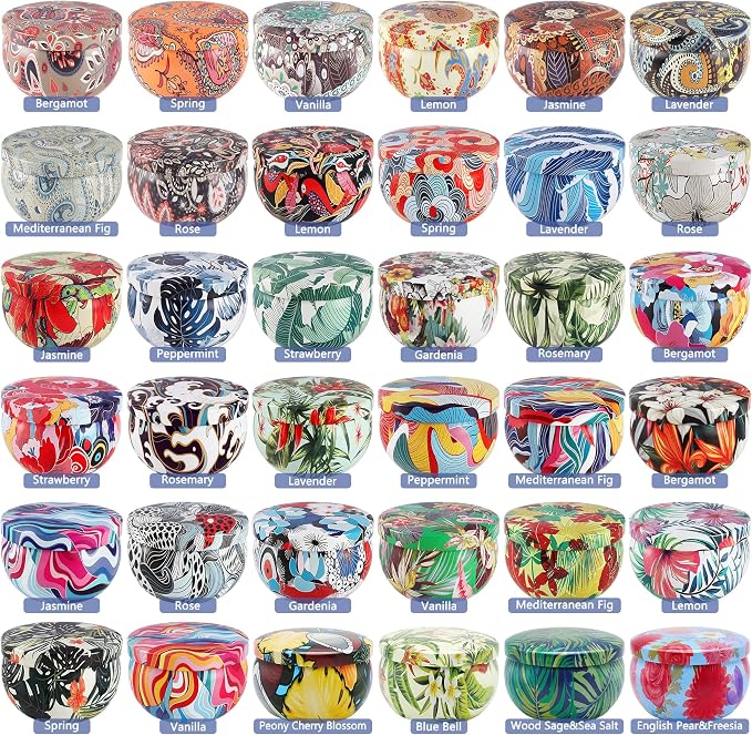36 Pack Scented Candles Set for Home, Relaxing Stress Relief, Aromatherapy - Image 2